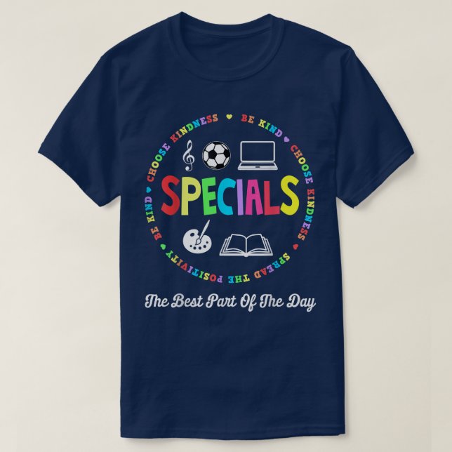 Specials Crew Teacher TRIBE Team Back To Primary S T-Shirt (Design Front)