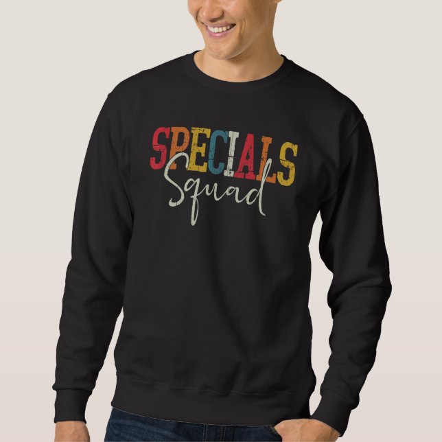 Specials Squad Co curricular Teachers Team Group S Sweatshirt (Front)