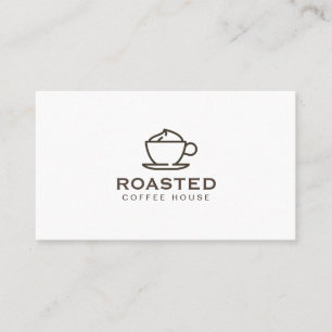 Specialty Coffee Drink Business Card