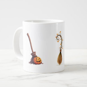 Specialty Halloween Mug "Brooms"