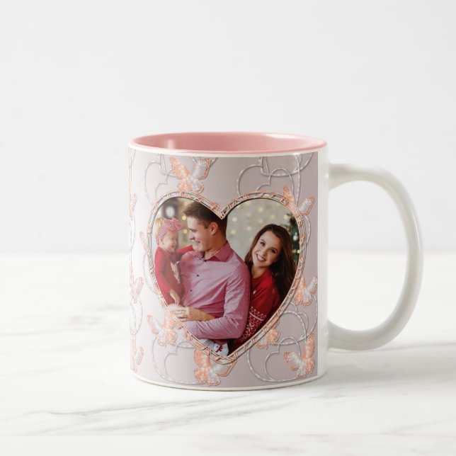 Specialty heart butterfly Mug (Right)