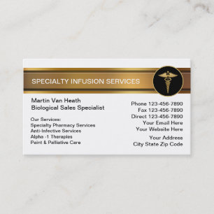 Specialty Infusion Therapy Business Cards