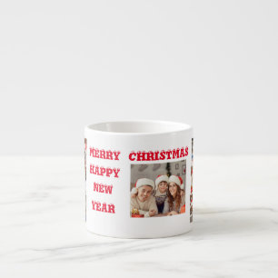 Specialty Mug FUNNY EXPRESSO PHOTO COLLAGE RED