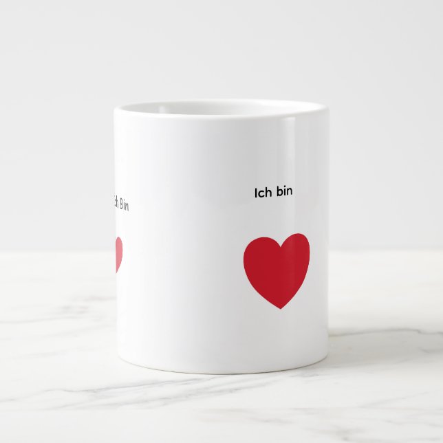 Specialty Mug w/quote in German. (Front)
