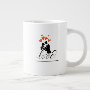 Specialty - Wedding Anniversary Large Coffee Mug