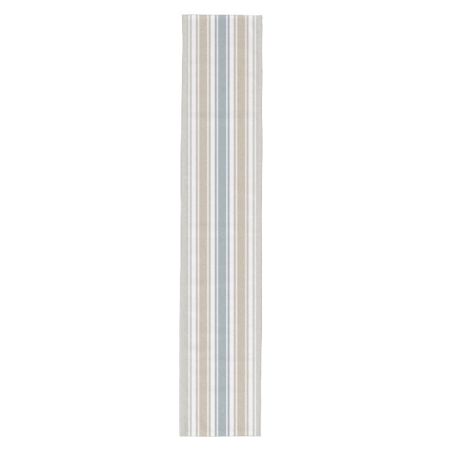 Speckled Coastal Striped Medium Table Runner (Front)