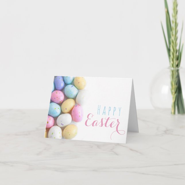 Speckled Eggs Easter Holiday Card (Front)