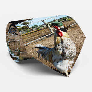 Speckled Farm Rooster, Neck Tie