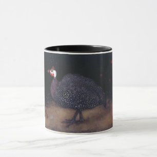 Speckled Guineafowl Bird (by Jan Mankes) Mug