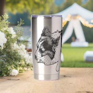 speckled hush, corgi calm insulated tumbler