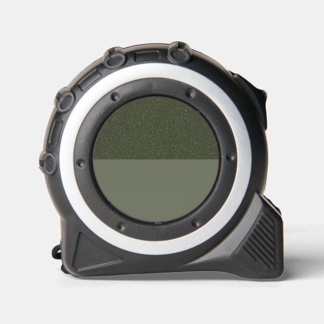Speckled & Matte Moss Green Tape Measure (Custom) 1 (Front)