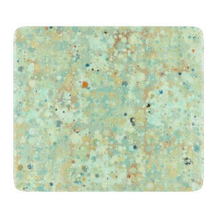 Speckled Mint Green Stone Texture Cutting Board