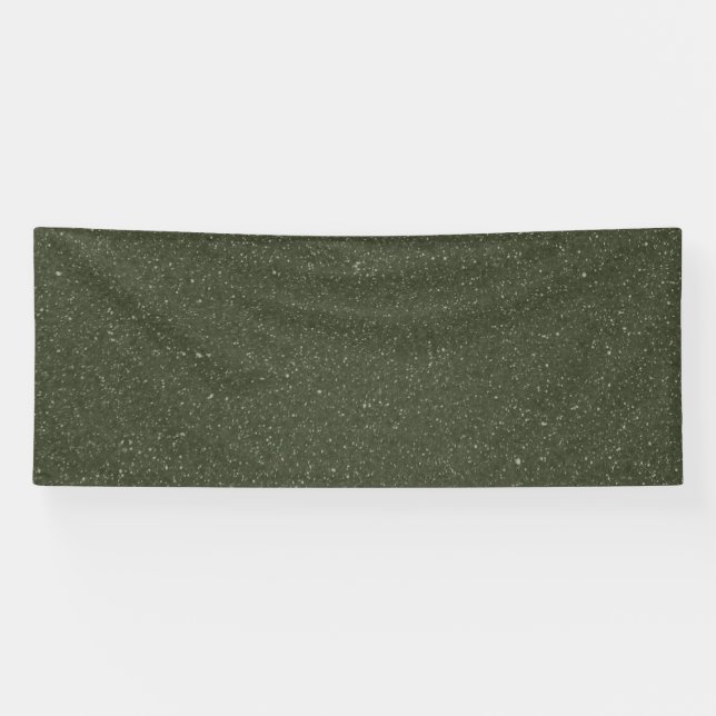 Speckled Moss Green Custom Banner (Horizontal)