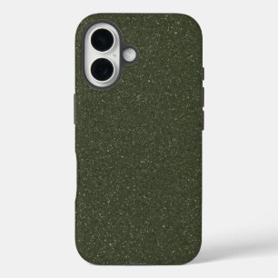 Speckled Moss Green iPhone 16 Case – Customizable