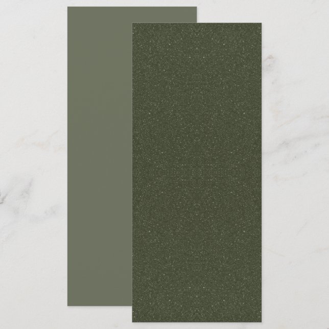 Speckled Moss Green Save The Date – Customizable (Front/Back)