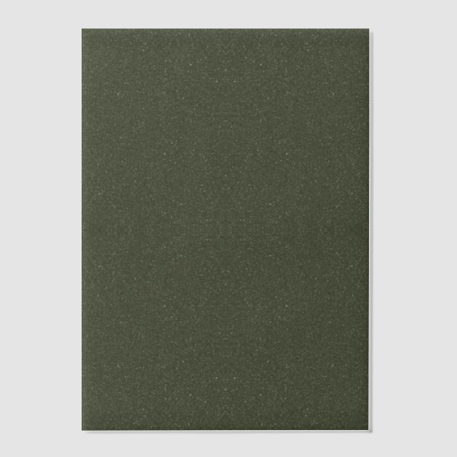 Speckled Moss Green Vellum Overlay – Customizable Vellum Invitations (Front)