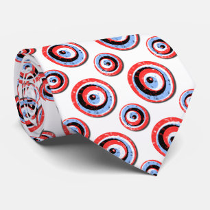 Speckled Polka Dot Circles Pattern Neck Tie