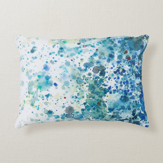 Speckled Sea I Accent Pillow (Front)