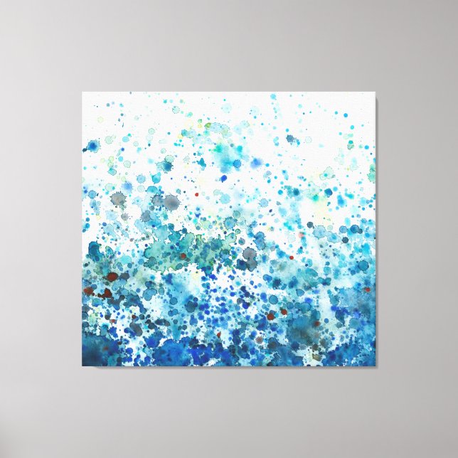 Speckled Sea I Canvas Print (Front)