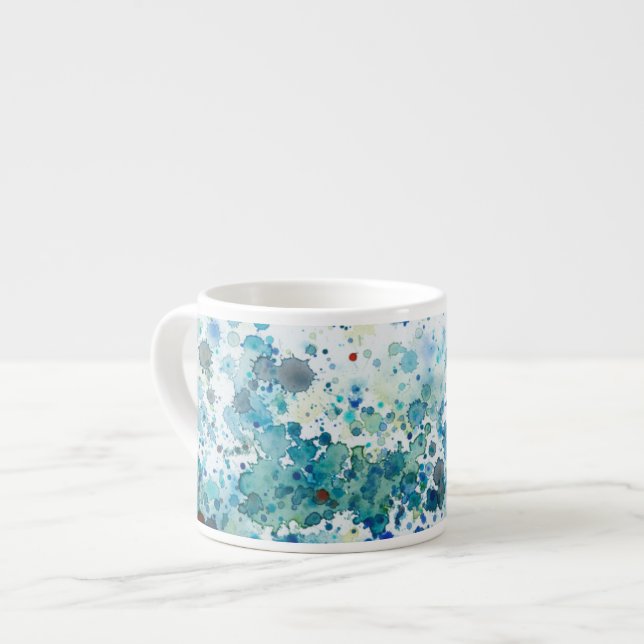 Speckled Sea I Espresso Cup (Front Left)