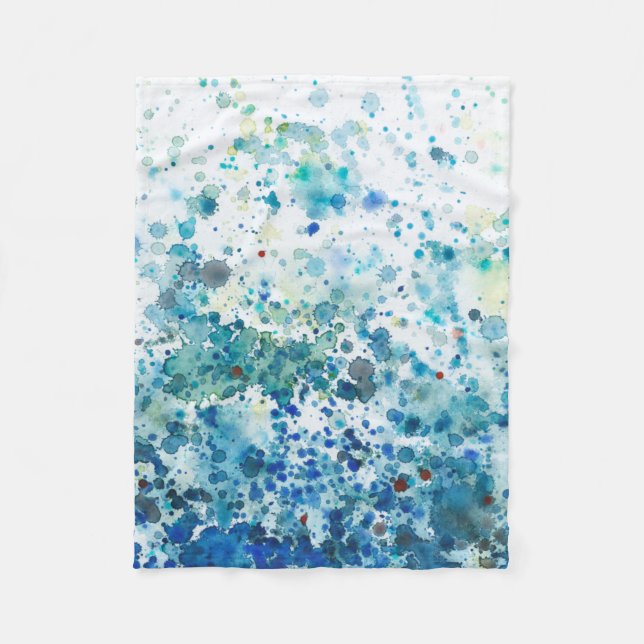 Speckled Sea I Fleece Blanket (Front)