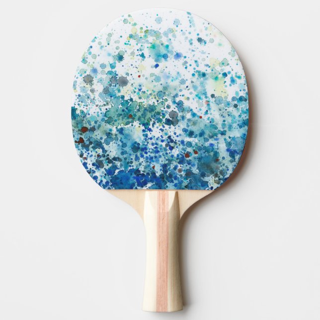 Speckled Sea I Ping Pong Paddle (Front)