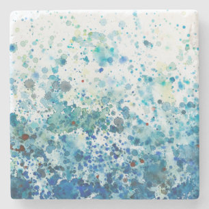 Speckled Sea I Stone Coaster