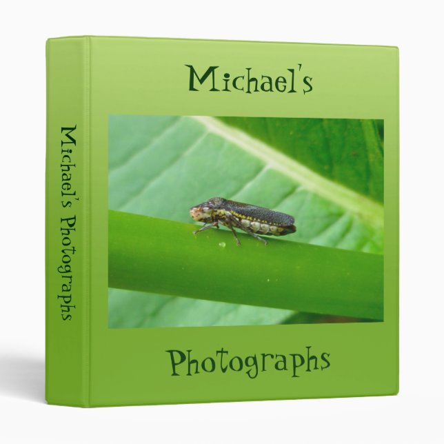 Speckled Sharpshooter Leaf Hopper Binder (Front/Spine)