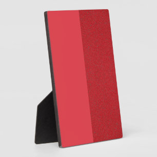 Speckled & Smooth Red Tabletop Plaque – Customize