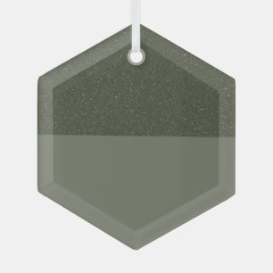 Speckled Top Moss Green Ornament – Customizable