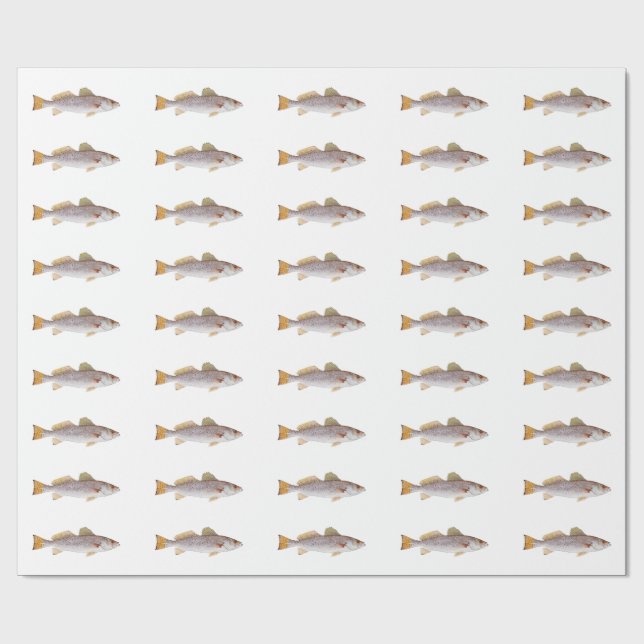 Speckled Trout - Spotted Seatrout Wrapping Paper (Flat)