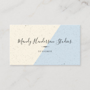Speckled Two Tone Business Card