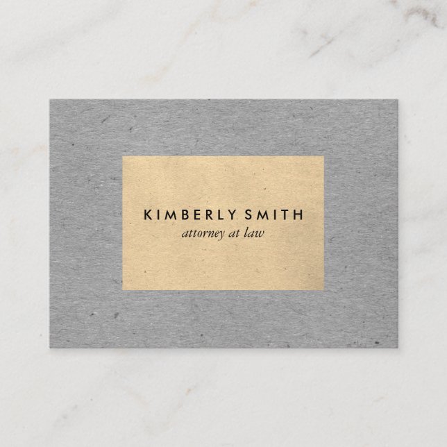 Speckled Two Tone Colour Blocks Business Card (Front)