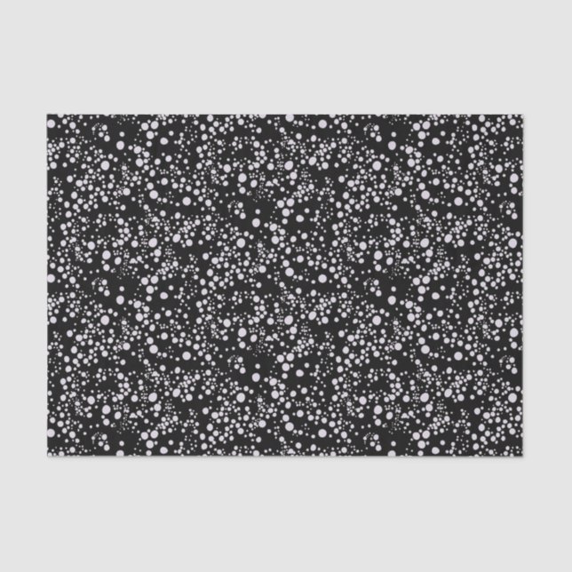 Speckles on Black Tissue Paper (Front)