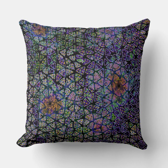 Specks of Wonder Throw Pillow (Front)
