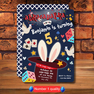 Spectacle magique Invitation de fête d'anniversair