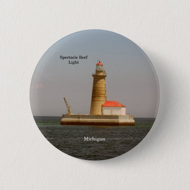 Spectacle Reef Light button (Front)