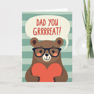 Spectacled Bear Dad You Grrreat Card