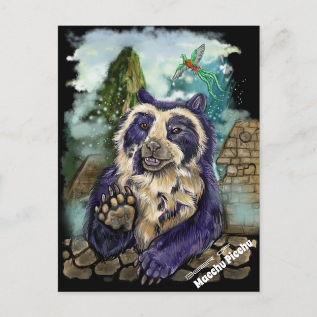 Spectacled Bear Postcard (Front)