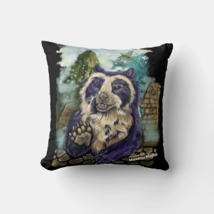 Spectacled Bear Throw Pillow