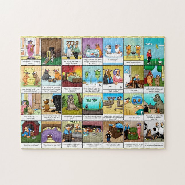 Spectacles amusants Puzzle Humour animal (Horizontal)
