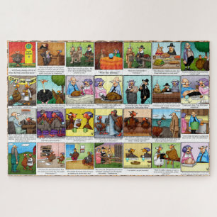 Spectacles amusants Thanksgiving Puzzle