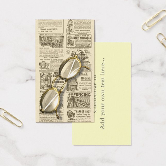 Spectacles and Newspaper Design (Office)