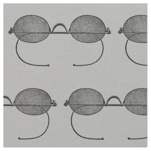 Spectacles Antique Eyeglasses Grey Retro Glasses Fabric