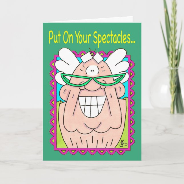SPECTACLES Birthday Card (Front)