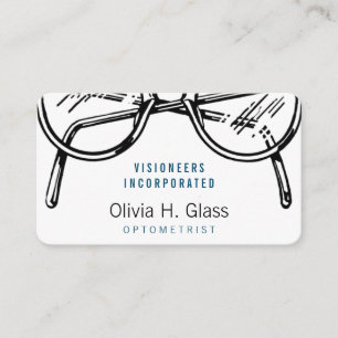 Spectacles Eyewear Optical Vision Business Card