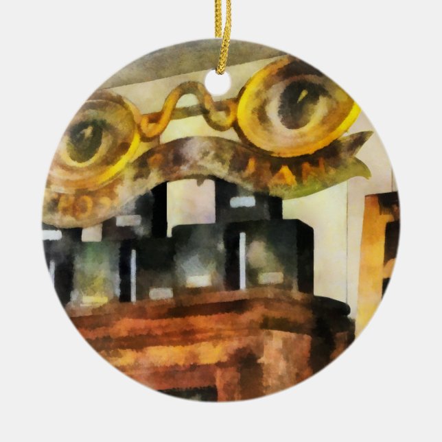 Spectacles Shop Ceramic Ornament (Front)