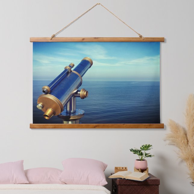 Spectacular breathtaking ocean view photo custom hanging tapestry (Bedroom)