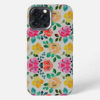 Spectacular Coloured Flowers iPhone 13 Pro Max Case