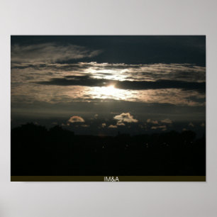 Spectacular Dusk Sky Poster